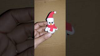 Clay craft#snowmancraft #claysnowman#jsvcreation#youtube#shorts#video