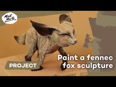 How to sculpt a fox part 2: painting