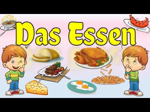 Learn Food Names in German | Das Essen | Wortschatz | Deutsch lernen | Guten Appetit !