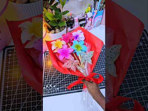 DIY Homemade Flower Bouquet 💐...WOW 😱 #shorts #youtubeshorts #trending #viral