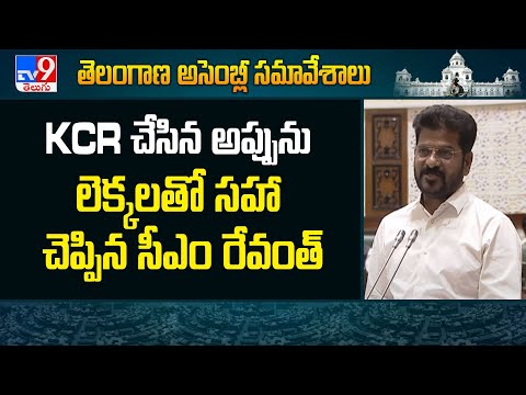 KCR చేసిన అప్పును లెక్కలతో సహా చెప్పిన CM Revanth Reddy - TV9