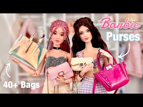 All My Barbie Doll Purses & Bags - My WHOLE Collection - Cute & Realistic