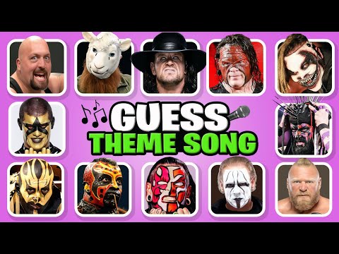 Guess the Scariest WWE Wrestlers by Their Theme Songs 💀✅