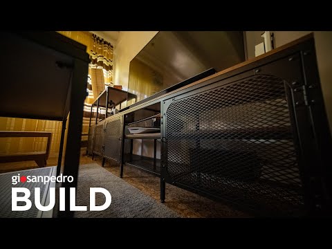 Gundam builder tries building the IKEA Fjallbo Living Room Set (ASMR)