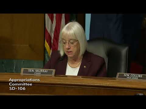 Senator Murray Delivers Opening Remarks at Hearing on Disaster Relief Needs