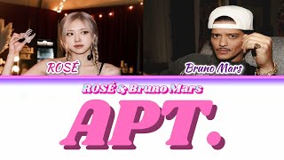 【日本語字幕】APT. - ROSÉ & Bruno Mars 【パート分け/歌詞/和訳/かなるび】