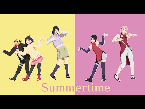 Summertime - Boruto*Himawari*Hinata*Sakura*Sarada | Naruto MMD