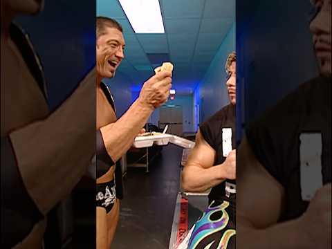 Batista was STOKED for that tortilla