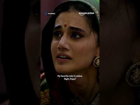 Taapsee Pannu's Question Will Leave you Thinking 😔 | Emotional Scene | Thappad | #primevideoindia