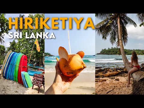 PARADISE Beach Hiriketiya - Relaxing & Food, Dikwella, Ella Vlog | SRI LANKA SERIES