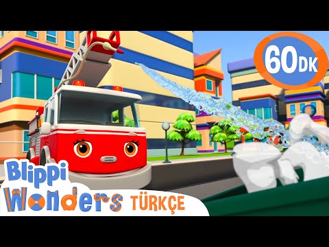 İtfaiye Aracı | Blippi Türkçe - Çocuklar için Eğitici Videolar