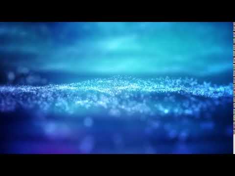 Particle Wave Blue Background Loop|Video-Audio footage HD Free