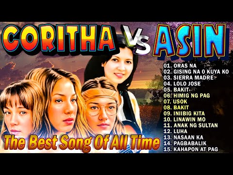 Coritha, Asin Greatest Hits Of All Time💗Tagalog Love Songs Medley OPM Songs 2025💗OPM Old Songs