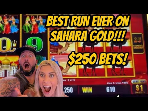 $250 BETS!!! MASSIVE HANDPAYS!!!  BEST RUN EVER!!!!!