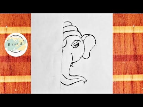 Ganapati Bappa Easy Drawing 2024 | Beautiful ganapati pencil drawing | Ganesh Drawing | Easy Drawing