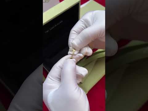 Unboxing Video P 3/3 | Vancleef & Arpels Alhambra bracelet vintage size, 5 motif black onyx