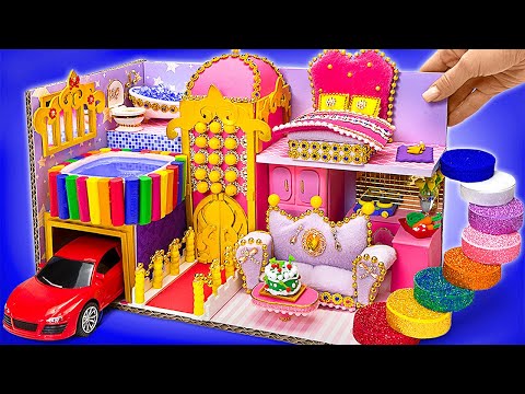 DIY Luxury Doll House from Cardboard! Best Miniature House Crafts