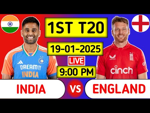 India Vs England 1st T20 Live Score - Part 5