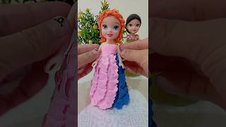 Reverse ◀️ 🙃 ASMR / DIY Doll Dress With Clay 👗🙃