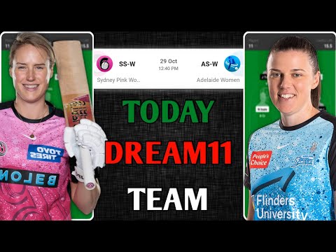 SS-W vs AS-W Dream11 Team, SS-W vs AS-W Dream11 Prediction, SS-W vs AS-W Dream11: Fantasy Tips