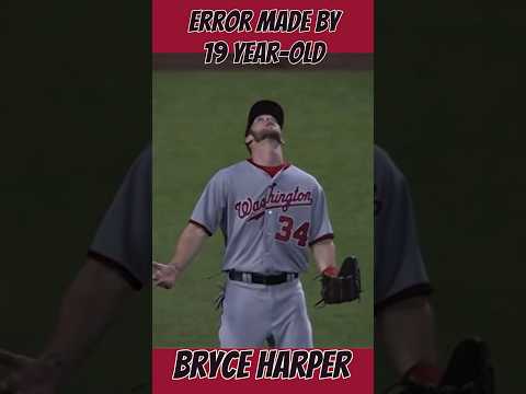 19 Yr Old Bryce Harper Makes Error at 2012 #MLB All-Star Game #baseball