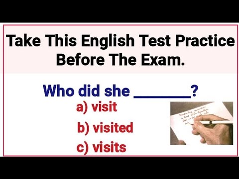 English Grammar Test ✍️📘 Take this English test before the exam.