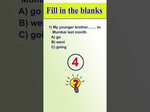 Fill in the blanks 01  #short    #youtubeshorts