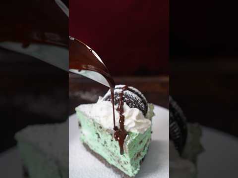 No bake Oreo Mint Cheese Cake treat! #cheesecake #oreo #mint #sngwitab