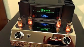 NEW McIntosh MA 252 Hybrid Amp - Tube warmup & First listening!