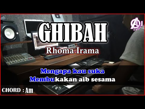 GHIBAH Karaoke Dangdut - Rhoma irama | Korg Pa3x (Chord&Lirik)