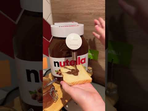 Automatic Nutella Dispenser in Germany 🇩🇪 #nutella