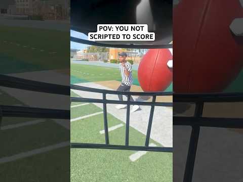 POV: NFL SCRIPT DIDN’T SAY YOU CAN SCORE.. #nfl #funny #football #shorts