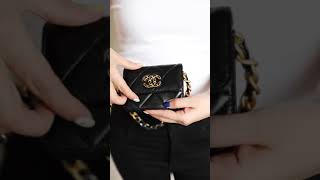 chanel wallet on chain lambskin unboxing ｜ 香奈兒卡包小羊皮