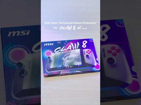 8'' MSI Claw Tempered Glass Screen Protector: Scratch-proof, Smooth, Clear-View | MSI