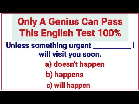 English Grammar Test ✍️📖 Only A Genius Can Pass This English Test 📘.