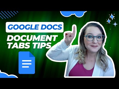 Document Tabs in Google Docs with Alice Keeler