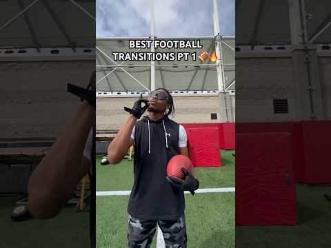 Best Football Transitions 🤯🔥 w/ @JustinJefferson18 #viral #football #nfl #sports