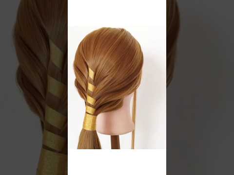 super quick & easy hairstyle for girls #hairstyle #shorts #youtubeshorts