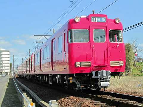 懐かし写真動画 2018年2月18日(日)撮影 重原にて 名鉄三河線 1280列車 普通 碧南行 6000系6005F④全検明け