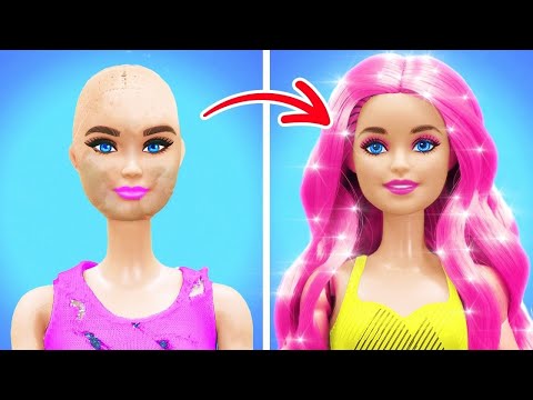 From Ugly Doll to Beauty Queen ✨ Luxury Doll Makeover