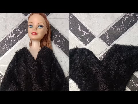 Diy Barbie long dress making