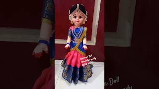 #weddingdolls #halfsaree #puberty #traditionaldoll #indiandoll #kumarandolldecoration #dollmaking