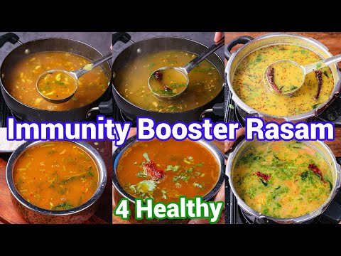 Immunity Booster Rasam Recipes - 6 Natural Ways for Common Cold and Sore Throat | Home Remedies