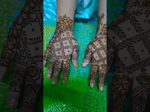 Designer mehendi #mehendibyfatema #trendingshorts #shorts #mehndidesign #mehndi