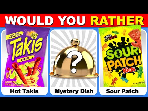 Would You Rather...? MYSTERY Dish Edition 🍔🍟🍕Junk Food Edition