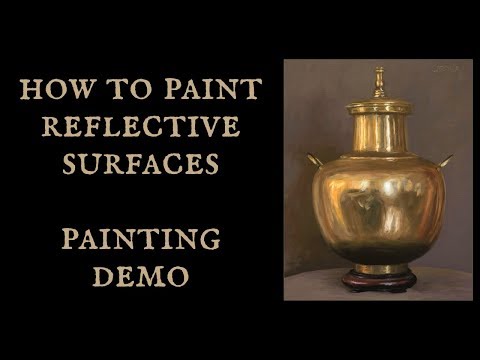 How to Paint Reflective Surfaces - Painting Demo