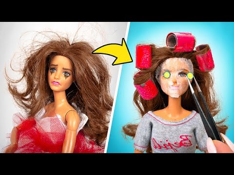 Let's Do Total Makeover for Doll ✨ Cute Doll Hacks