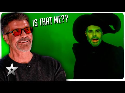 Simon Cowell Is Elphaba in a WICKED Performance on Britain's Got Talent!