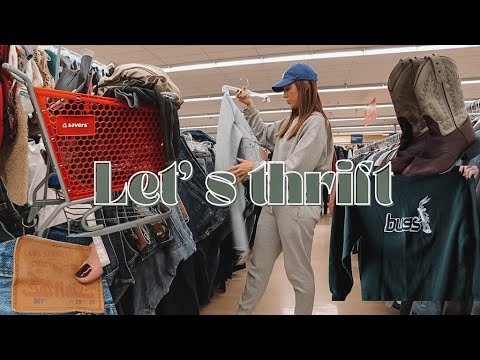 Thrift with me for Winter! | Looney Tunes, Levis, Cowboy Boots, Denim Jackets | Thrift Haul