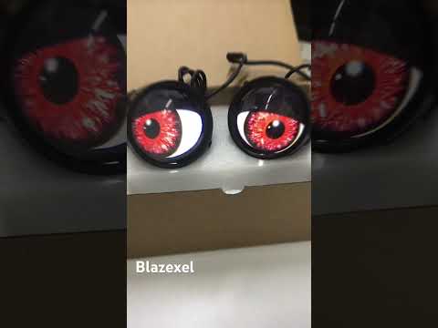 Programmable synced Devil eyes lens for car motor |Blazexel #car #carlights #motorcycle #devileyes